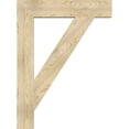 thumbnail image 3 of Ekena Millwork 6"W x 34"D x 46"H Traditional Block Rough Sawn Bracket, Douglas Fir, 3 of 4