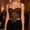 Coffee, variant on Women's Tanks Mesh with Built-In Bra Shiny Rhinestones Detachable Straps Bustier for Shapewear and Outerwear Everyday Elegant Black 38