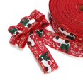 thumbnail image 2 of 5M Vintage Truck with Tree Wired Ribbon Merry Christmas Printed Ribbon for Xmas Tree Decoration and Bows Craft 5.5Yards by 2Inch, 2 of 5