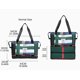thumbnail image 2 of Bolsa de viaje plegable, bolsa grande de fin de semana, bolsa de equipaje de mano para mujeres y hombres, bolsa de deporte impermeable, bolsa de hospital para mujeres para viajes, gimnasio, avioneta,, 2 of 6