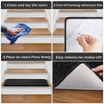 thumbnail image 5 of PURE ERA Non Slip Self Adhesive Bullnose Carpet Stair Treads Set of 16 Pet Friendly Indoor Stair Rugs Covers Mats Skid Resistant Tape Free Soft Black 9.5" x 30"x1.2", 5 of 9