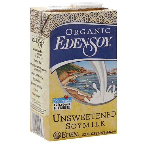 Eden Foods Edensoy Organic Unsweetened Soymilk, 32FO (Pack of 12) by Generic
