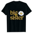 thumbnail image 3 of WEIYLL Girls T Shirts and Tops Casual Letter Big Sister Flower Round Neck Short Sleeved Clothes for 10-11 Years, 3 of 3