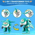 thumbnail image 2 of Super Wings Transformer Toys 2 en Tino Robot Transformer Figuras de acción Modo 2 en 1 Robot Transformer Toys para niños niñas 4-6 6-8 Divertidos juguetes de avión para niños pequeños Niños de 3 4 5 6, 2 of 5