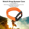 thumbnail image 3 of Silicone Watch Strap Band With Protective Bumper Case Replacement Accessory Fit For 7 Pro For Gym Fitness Running Office Work, 3 of 8
