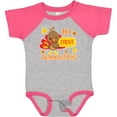 thumbnail image 3 of Inktastic My First Thanksgiving with Turkey and Leaves Boys or Girls Baby Bodysuit, 3 of 5