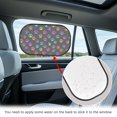thumbnail image 3 of KUIFORTI Car Window Shades for Side Window, 2 Pcs Paw Print Car Window Shade for Baby In Car, 20.47" x 12.59" Car Privacy Shades for SUV Truck Sedan Van, 3 of 6