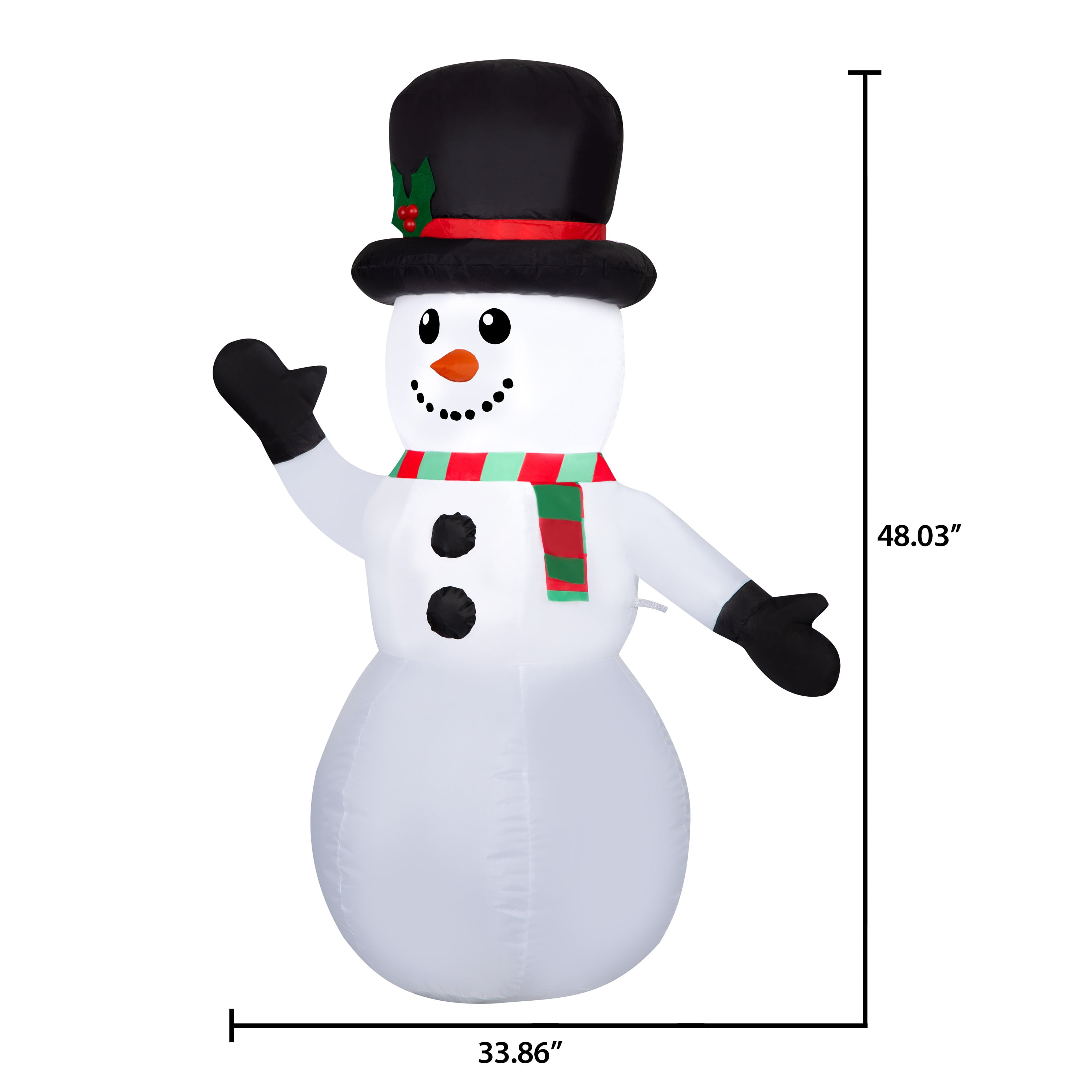 Christmas Airblown Snowman, 4FT AB-SNOWMAN