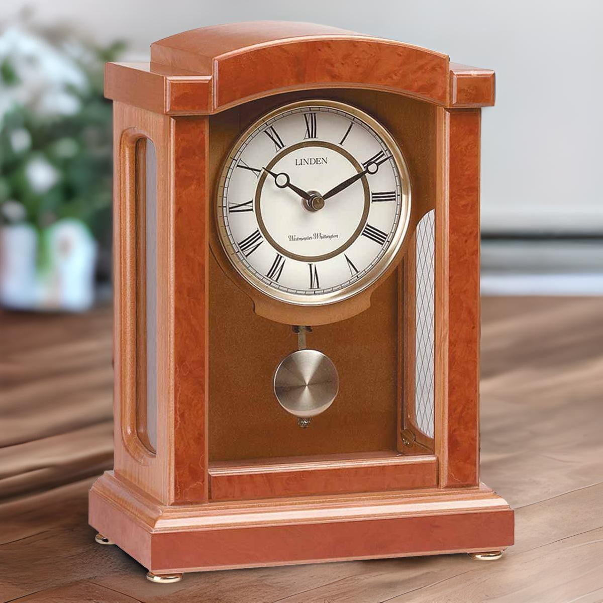 Walnut Wooden Parisian Pendulum Clock | Renovator's Supply