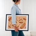 thumbnail image 4 of Hot Dogs pattern - Photography Kitchen Decor Pop Art Black Framed Wall Art Print 24 x 36 inches, 4 of 8
