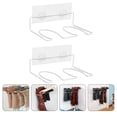 thumbnail image 1 of 2Pcs Boot Rack High Tall Storage Organizer Wall Mounted Shoe Holder Shelf Boot Shapers Suppor, 1 of 5