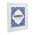 thumbnail image 4 of Patterned Kindness Changes Everything White Framed Print Under Glass, design by Lettered and Lined, 4 of 10