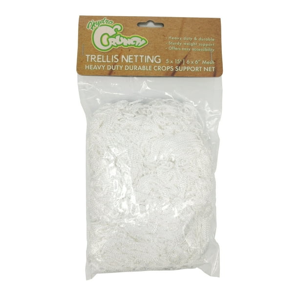 Hydro Crunch™ 5 ft. x 15 ft. Heavy Duty Garden Trellis Netting