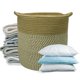 thumbnail image 1 of Planterist Cesta Organizadora Grande Tejida– Algodón Lavable, Plegable y Portable – Multiusos 33.5x34 cm para Almacenaje, Decoración y Ropa Sucia( Navojoa), 1 of 9