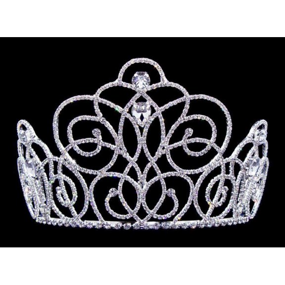 #16662 - Blooming Twist Tiara with Combs 5" Tall