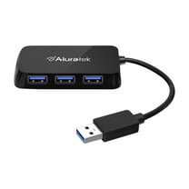 Aluratek AUH2304F - Hub - 4 x SuperSpeed USB 3.0 - desktop