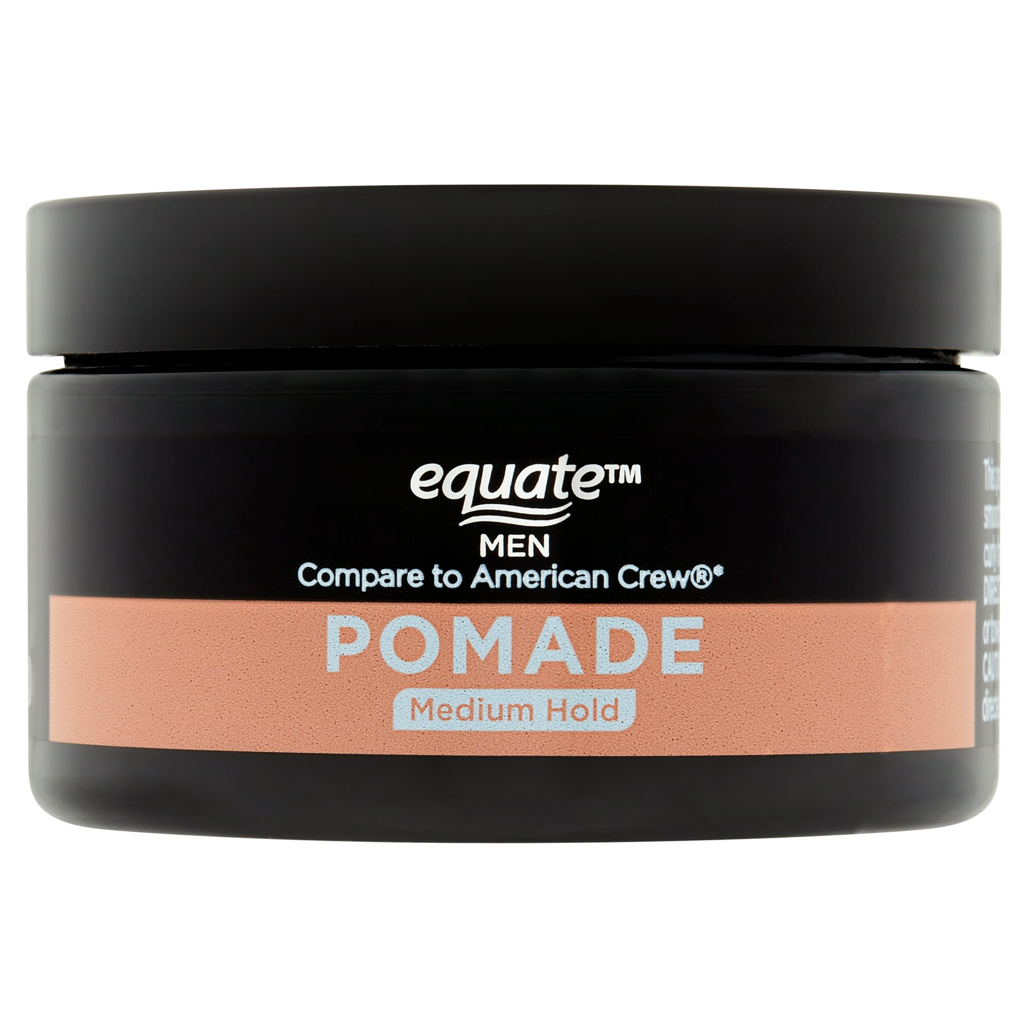 Equate Men Shine Enhancing Medium Hold Hair Pomade for All Hair Types, 3.8 oz