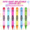 thumbnail image 2 of Crayones inflables Glimin Jumbo, 105 cm, 6 unidades, 2 of 7