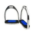thumbnail image 4 of Ximing 2Pcs Horse Riding Stirrups Horse Riding Stirrup Outdoor Supplies High Strength Safety Horse Riding Horse Riding Tool Stirrups blue, 4 of 10