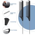 thumbnail image 2 of 3-Size Metal Hair Clips Set of 70, MORGLES No Crease Alligator Clips for Women, Includes 2 Tail Combs, for Long Hair Styling, Sectioning, Bow DIY & Braiding, with Storage Case, 2 of 7
