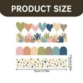 thumbnail image 4 of Wall Decor Clearance! Shishian Bulletin Board Borders Classroom Colorful Border Stickers Boho Die Cut Border Trims Bulletin Board Scalloped Borders Self Adhesive For School Blackboard Chalkboard Desk, 4 of 9