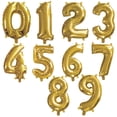 thumbnail image 2 of Gold Foil 9 Number Balloon, 2 of 2