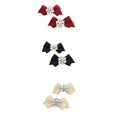 thumbnail image 4 of 2pcs Accessories Wedding Bride Shoe Clip Shoe Decorations Bowknot Shoes Buckle Removable Charm Buckle BLACK, 4 of 7