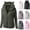 Army Green, variant on Women's Fuzzy Jackets Fleece Hooded Full Zipper Warm Fall Winter Loose Fur Coats Casual Thicken Cozy Comfy Outerwear Jackets