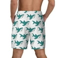 thumbnail image 4 of Daiia Cartoon Shark Mens Swim Trunks Swim Shorts Quick Dry Swim Shorts with Mesh Lining Pockets-3X-Large, 4 of 9