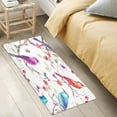 thumbnail image 5 of GZHJMY Colorful Birds Pattern Bathroom Rugs Bath Mat 39 x 20 Inch Non-Slip Extra Soft and Absorbent Shaggy Bath Carpet for Tub, Shower, Bathroom Carpet Runner, 5 of 7