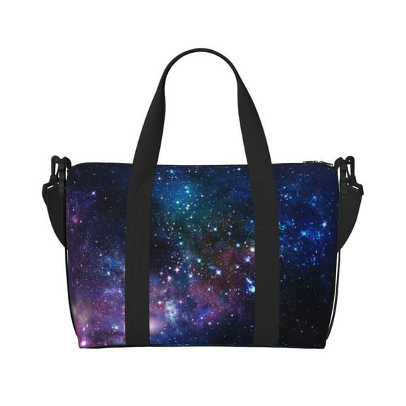Travel Duffel Bag Space Galaxy Sports Tote Gym Carry On Bag Overnight Crossbody Bag For Women Men