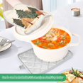 thumbnail image 3 of Yayeee Pot Holders Kitchen Heat Resistant with Pocket 7"x9.8" Cotton Oven Cooking Hot Pads, Brown Christmas Trees, 3 of 7