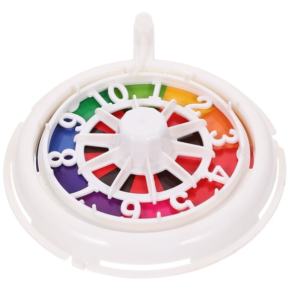 Mobutofu Wheel Game Toy Poker Wheel White 1Pcs for Tabletop Games