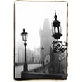 thumbnail image 2 of DeNardo, Laura 17x24 Gold Ornate Wood Framed with Double Matting Museum Art Print Titled - Charles Bridge in Morning Fog I, 2 of 4