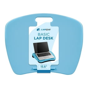 LapGear Lap Desk, Device Ledge and Pillow, Alaskan Blue, Fits up to 15.6" Laptops