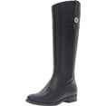 thumbnail image 1 of Bota ecuestre Tommy Hilfiger Shano para mujer, color negro, talla 5, 1 of 1