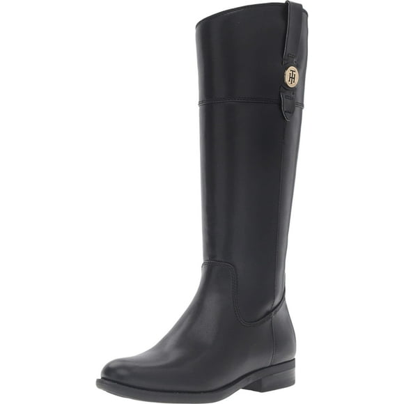 Bota ecuestre Tommy Hilfiger Shano para mujer, color negro, talla 8.5