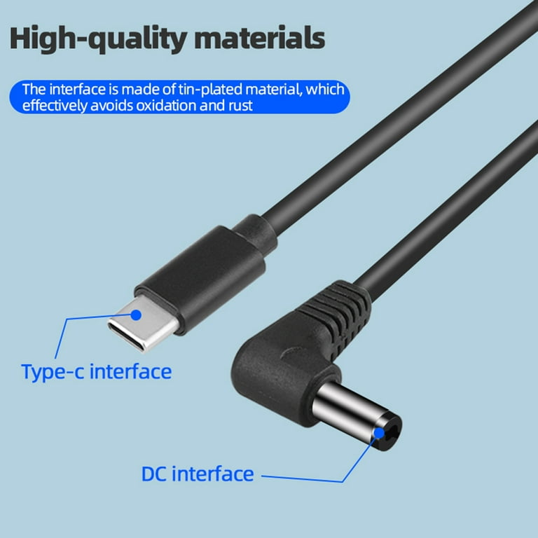 Power Cable for DJI FPV Goggles V2 USB C to DC Power Supply Cord