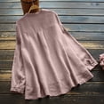 thumbnail image 3 of ZANZEA Blouse Décontractée pour Femmes Col Rond Broderie Florale Unie, 3 of 3