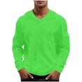 thumbnail image 2 of UQJfacai Mens Waffle Shirts V Neck Long Sleeve Shirt Loose Fit Casual T-Shirt Stretch Athletic Workout Gym Pullover Tops XXXXL, 2 of 9