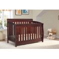 Delta Children Charlotte 4in1 Convertible Crib, Black Cherry Espresso