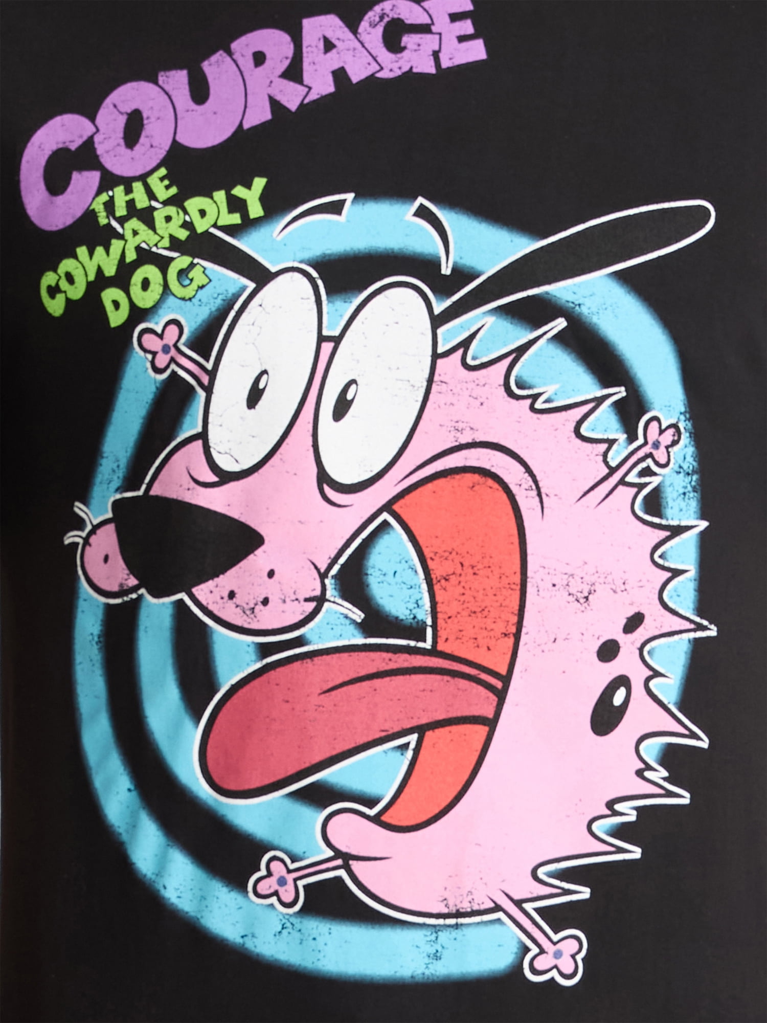 Courage The Cowardly Dog Men's and Big Men's Cotton Graphic Tee, Sizes S-3XL