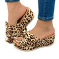 thumbnail image 3 of WILLBEST Sandalias Deportivas Sandalias De Plataforma Tacones De Cuña Moda Para Mujer Zapatillas Nuevas Use Una Plataforma Inferior Lazo, 3 of 7