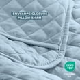 thumbnail image 6 of Bare Home Quilt Set - 3 Piece - Diamond Stitched Bedspread Coverlet - Full/Queen, Light Blue, 6 of 9