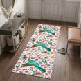 thumbnail image 6 of Hallway Runner Rug 2x6ft Birds Flowers Washable Runner Rug Non Slip Soft Non-Shedding Low-Profile Cartoon Sunny Colorful Botanical Floral Long Bathroom Floor Carpet Rugs for Kitchen Entryway Bedside, 6 of 8