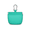 Blue-green, variant on OUCLEYE Food Grade Silicone Pet Treat Pouch, Portable Dog Puppy Cat Snack Food Storage Bag with Carabiner Clip, One Hand Open Pet Training Treat Bag for Outdoor Walking Obedience Training