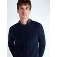 thumbnail image 3 of Free Assembly Men's Patchwork Fisherman Sweater, Midweight, Sizes XS- 3XLT, 3 of 6