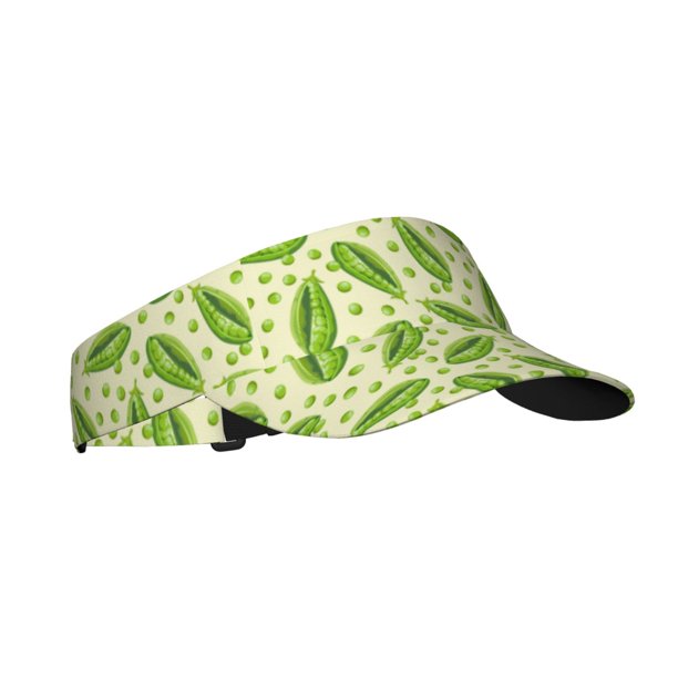 Balery Green Peas Gorra deportiva con visera ajustable para mujer y hombre (talla única)