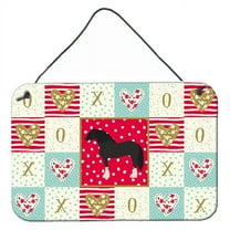 Caroline's Treasures CK5331DS812 Pomeranian Rogener Goose Love Wall or Door Hanging Prints, 8x12, multicolor