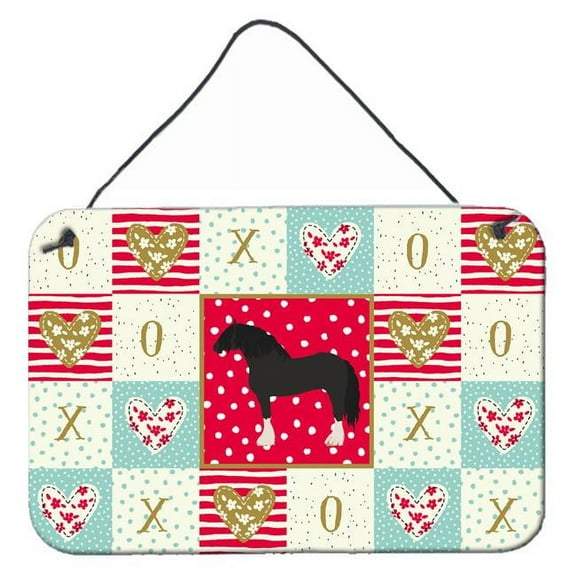 Caroline's Treasures CK5331DS812 Pomeranian Rogener Goose Love Wall or Door Hanging Prints, 8x12, multicolor